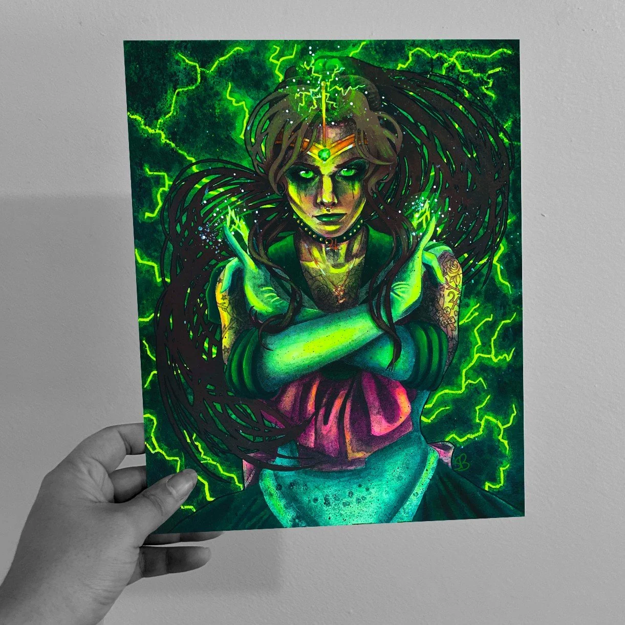 Oracle of Delphi' Limited Edition Archival Print 10x10in (25.4x25